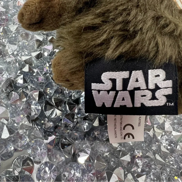 Disney Star Wars chewbaca plushie furry fuzzy character with satchel bag cute - Picture 8 of 8